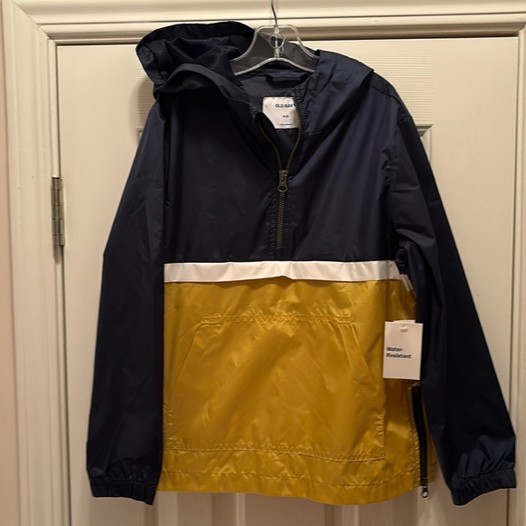 NWT Old Navy Water Resistant Windbreaker Rain Jacket - Picture 1 of 7